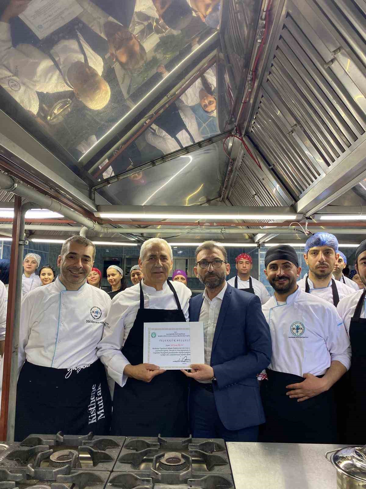 BUBFA&rsquo;da geleceğin şefleri ile s&uuml;rd&uuml;r&uuml;lebilir gastronomi at&ouml;lyesi
