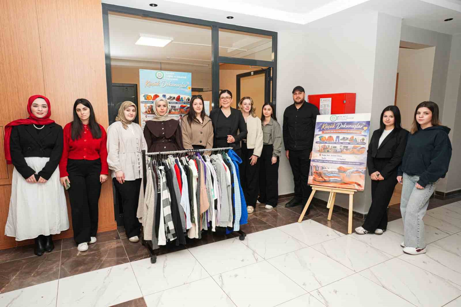 &Uuml;niversite &ouml;ğrencilerinden y&uuml;reklere dokunan proje
