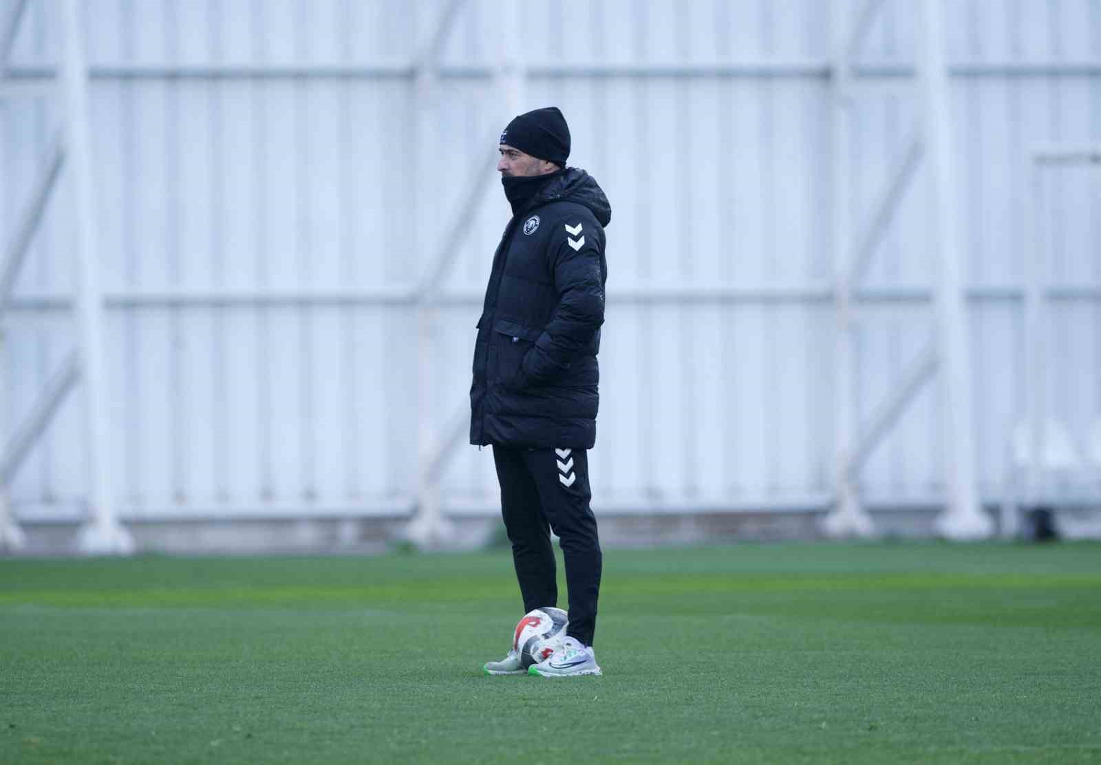 Konyaspor, Fatih Karagümrük maçı hazırlıklarını sürdürdü