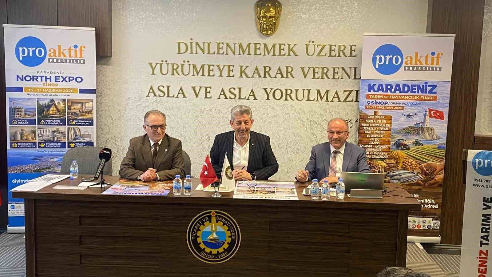Sinop&rsquo;ta iki b&uuml;y&uuml;k fuar aynı anda a&ccedil;ılacak
