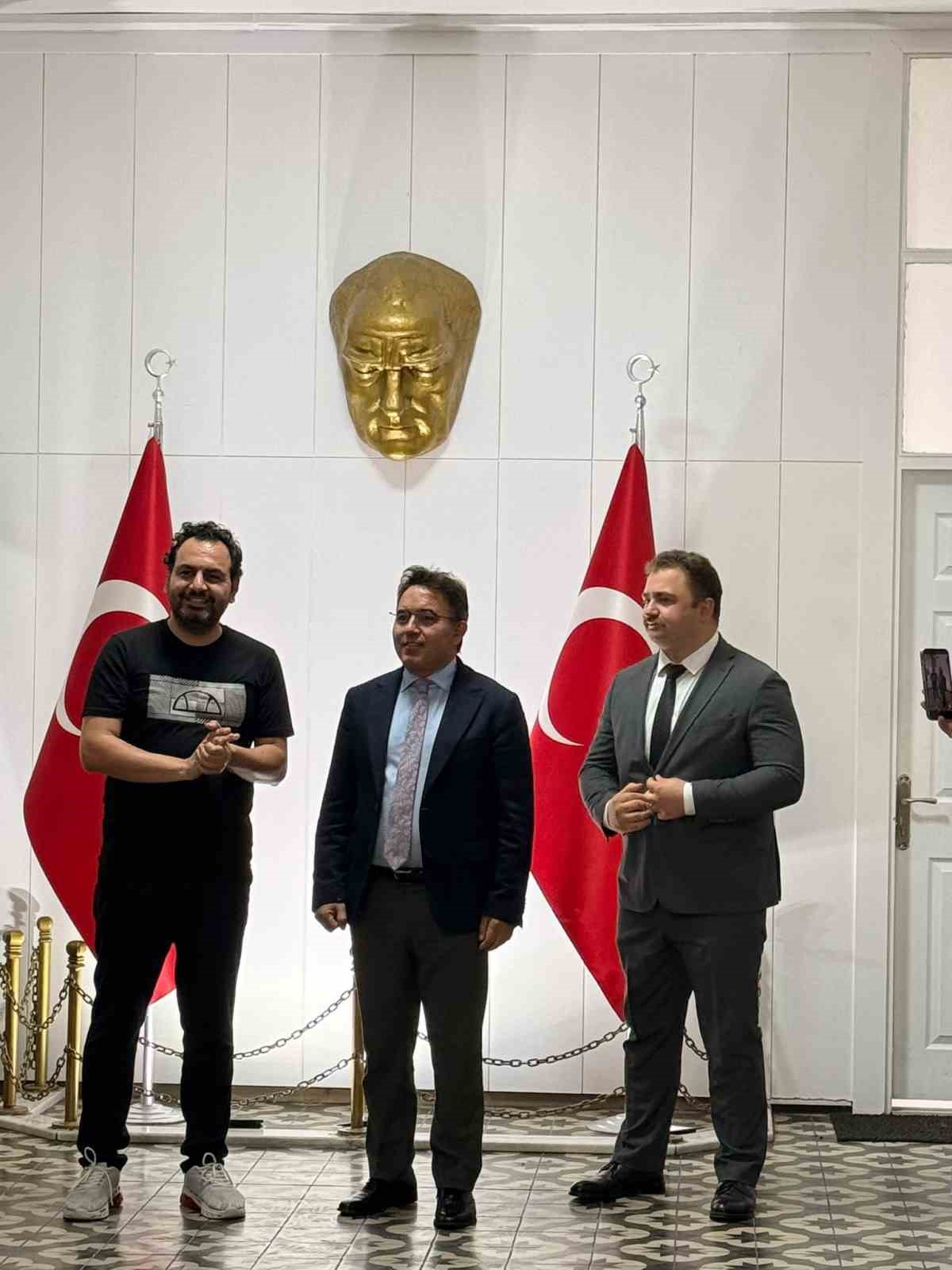 Kaymakam Kaya, gen&ccedil;lik projesi heyetini ağırladı
