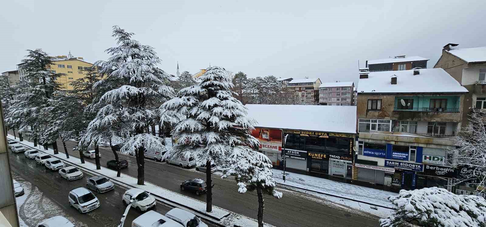 Bitlis’te kar sürprizi: Nisan ayında kent beyaza büründü