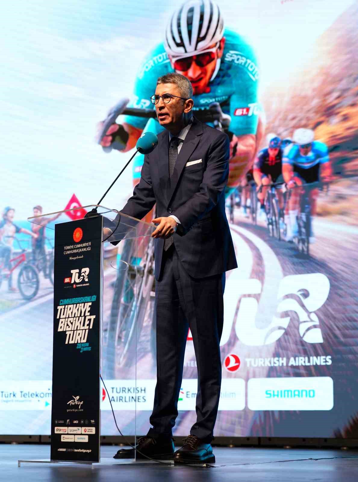 61. Cumhurbaşkanlığı T&uuml;rkiye Bisiklet Turu&rsquo;nun 2026 rotası ve takımların tanıtımı yapıldı
