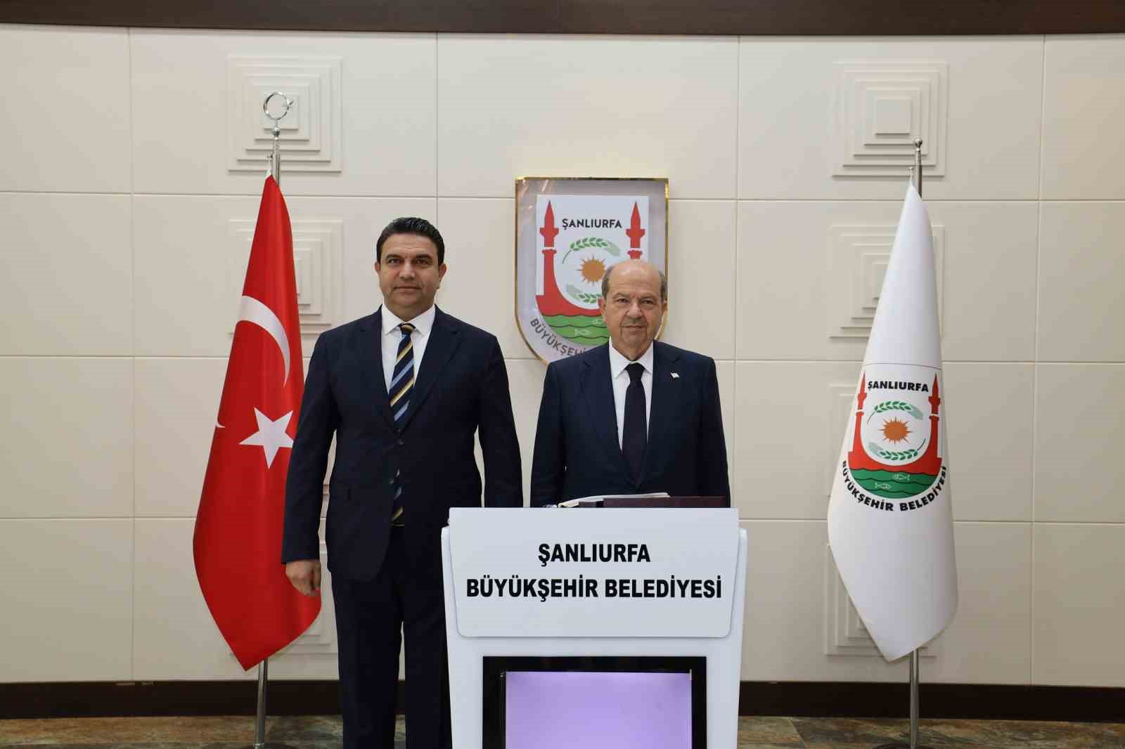 KKTC eski Cumhurbaşkanı Tatar Şanlıurfa’da