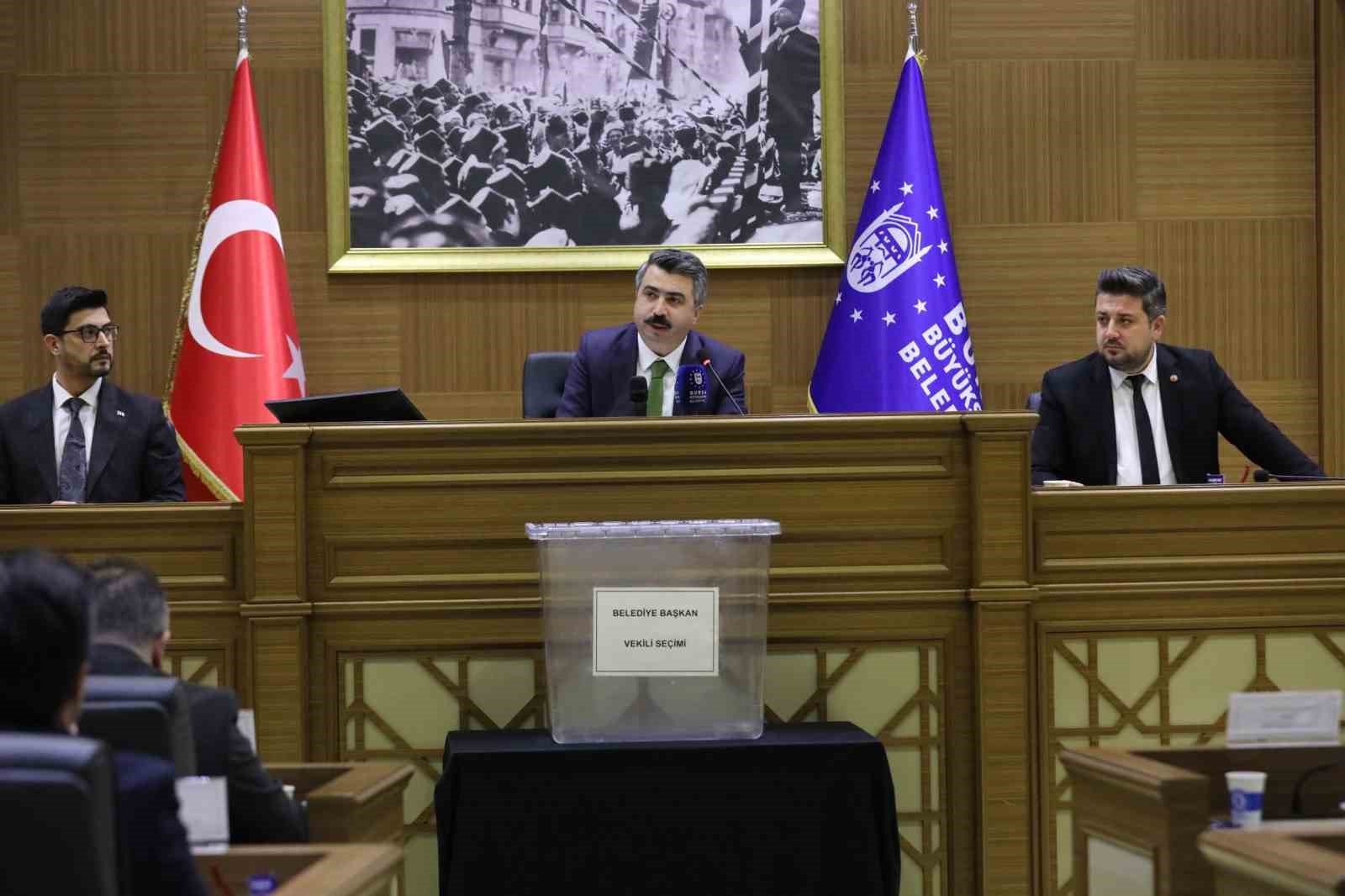 Bursa Büyükşehir’de başkanvekilliğine Şahin Biba seçildi