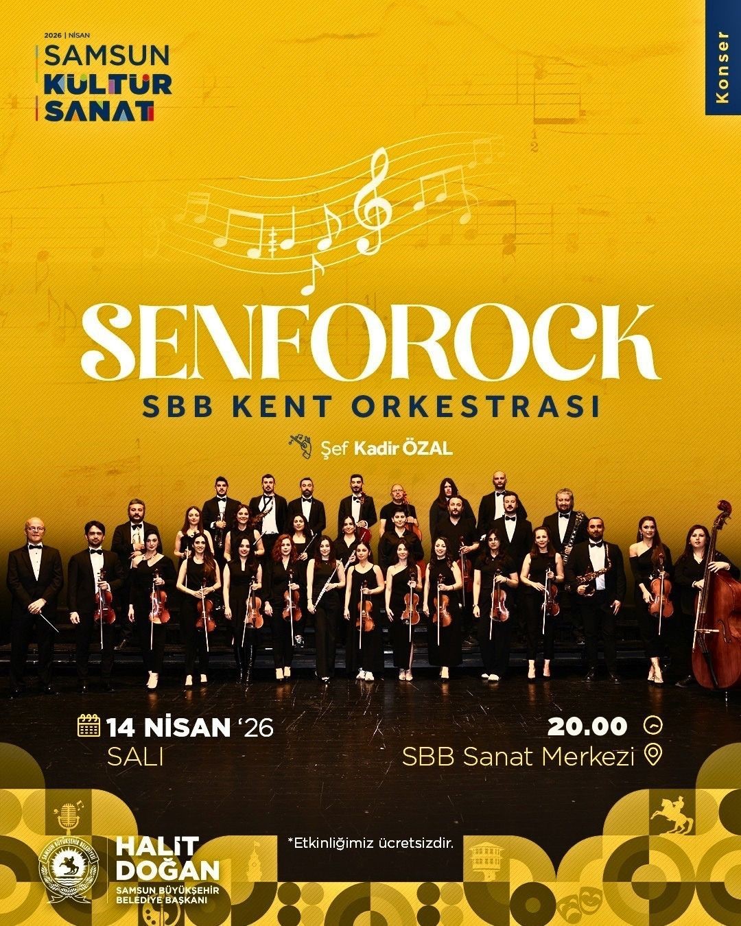 Samsun’da "Senforock" rüzgarı esecek