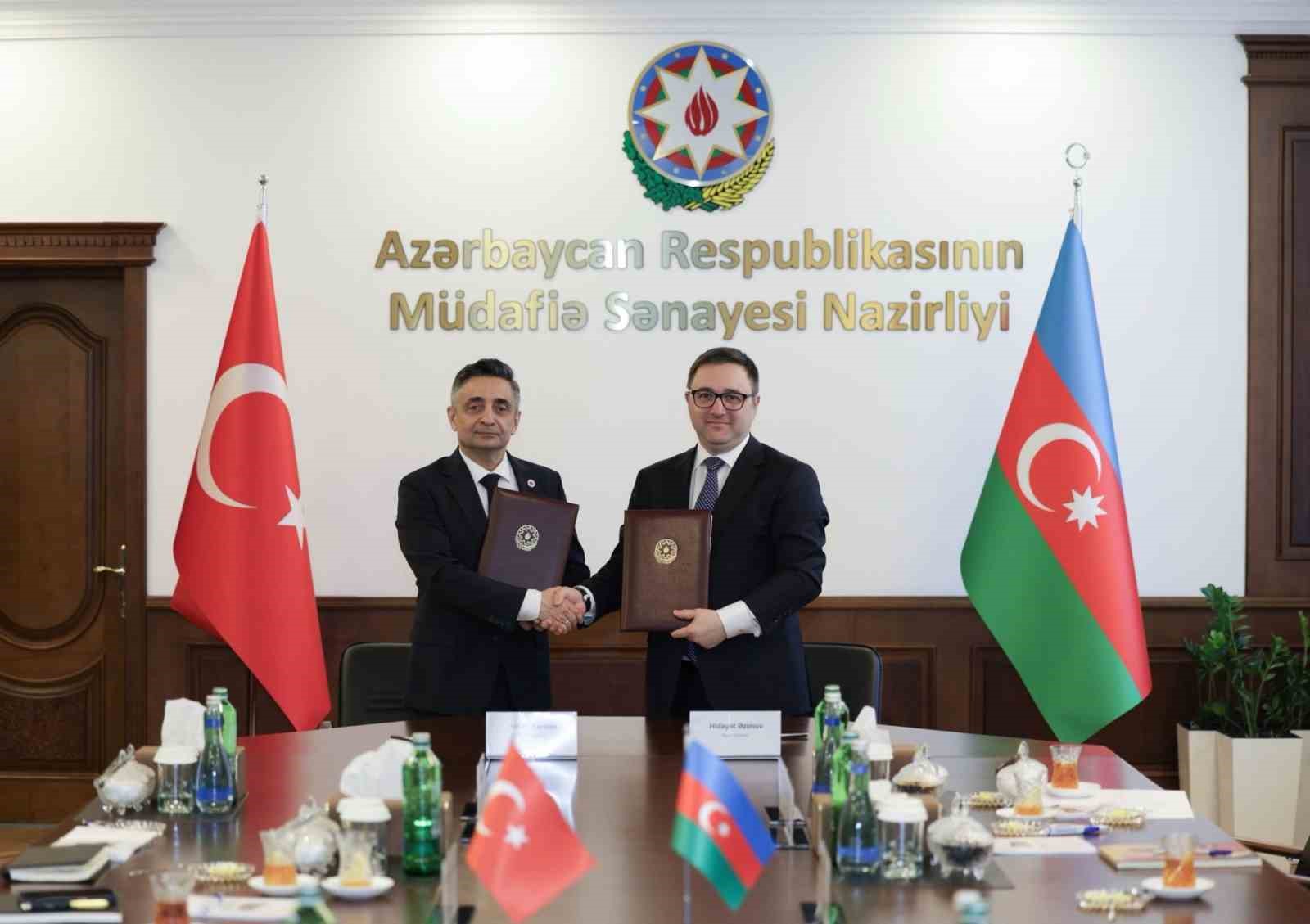 Savunma Sanayii Başkanlığı ile Azerbaycan Savunma Sanayisi Başkanlığı arasında işbirliği s&ouml;zleşmesi imzalandı
