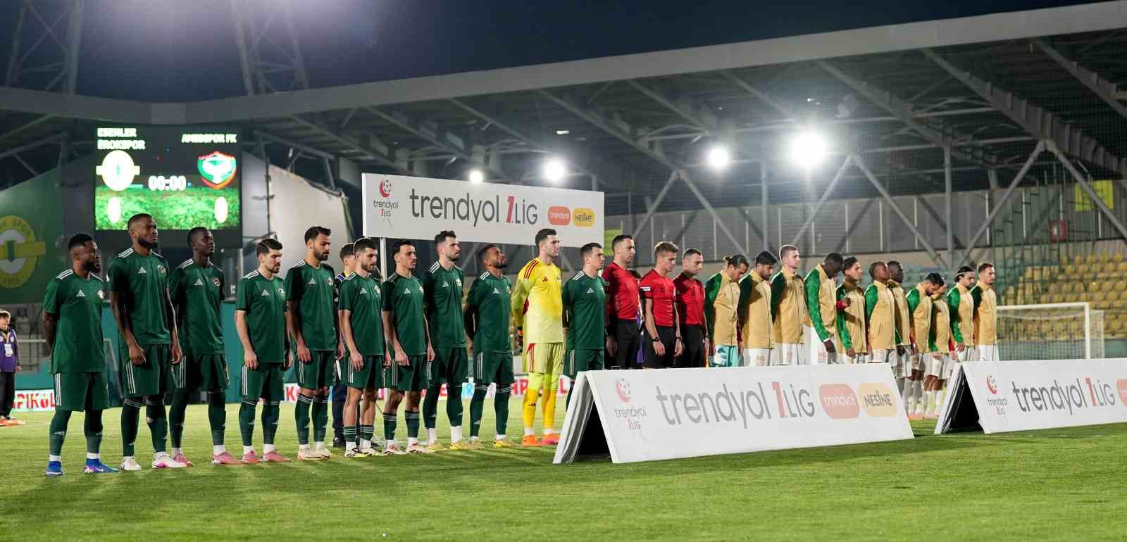 Trendyol 1. Lig: Esenler Erokspor: 1 - Amed Sportif Faaliyetler: 1