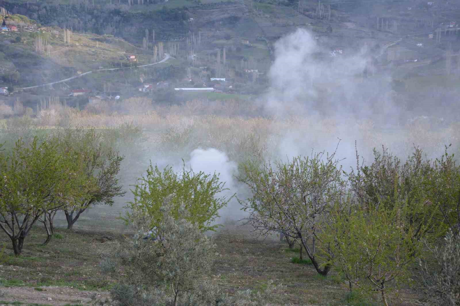 Manisa’da zirai don nöbeti