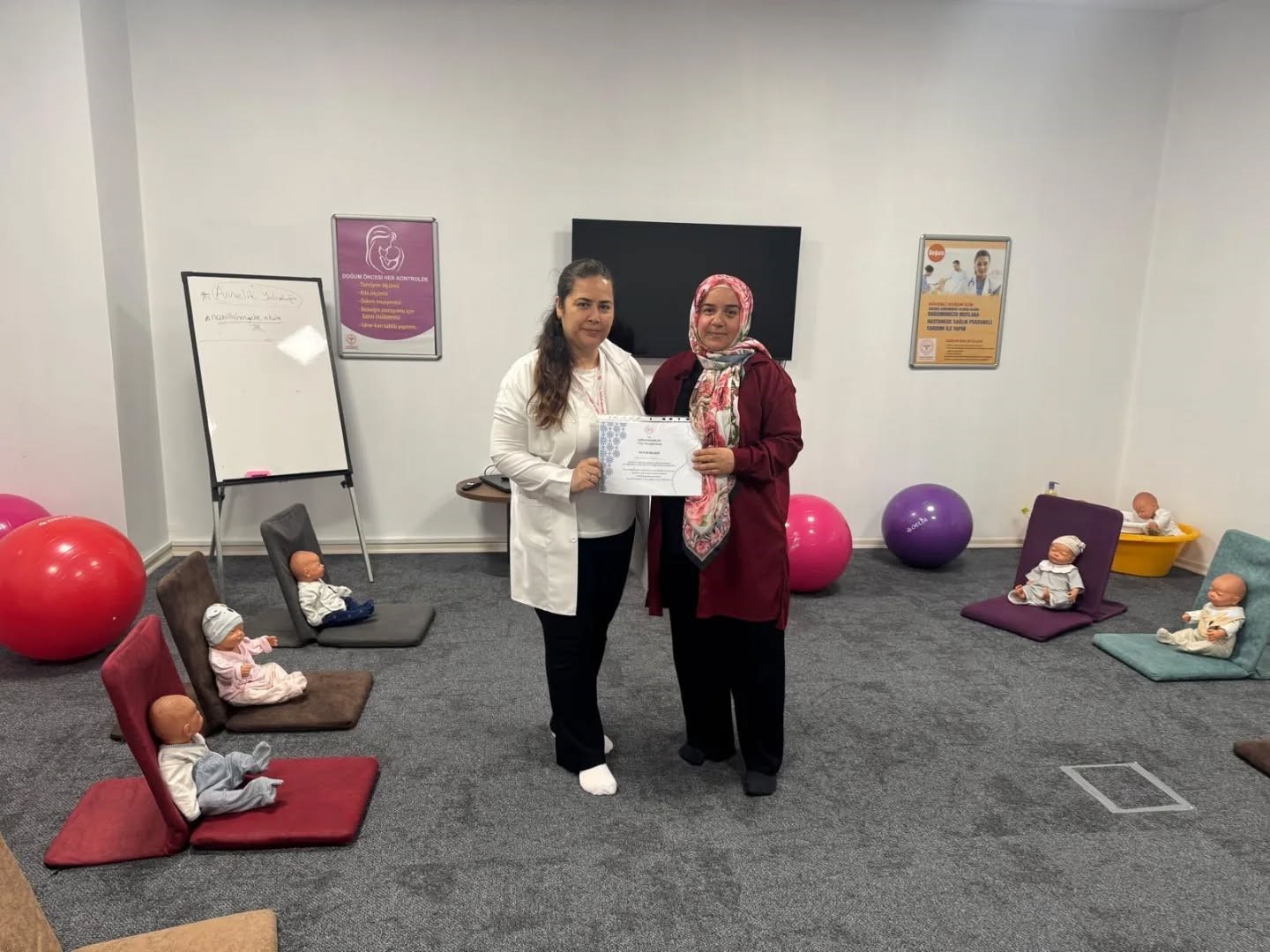 Nazilli&rsquo;de anne adaylarına &rsquo;bilin&ccedil;li gebelik&rsquo; eğitimi
