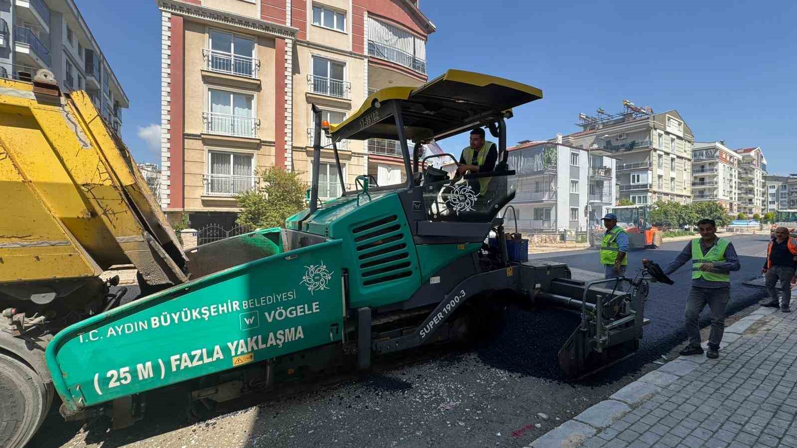 Aydın B&uuml;y&uuml;kşehir&rsquo;den Efeler&rsquo;de yol &ccedil;alışması
