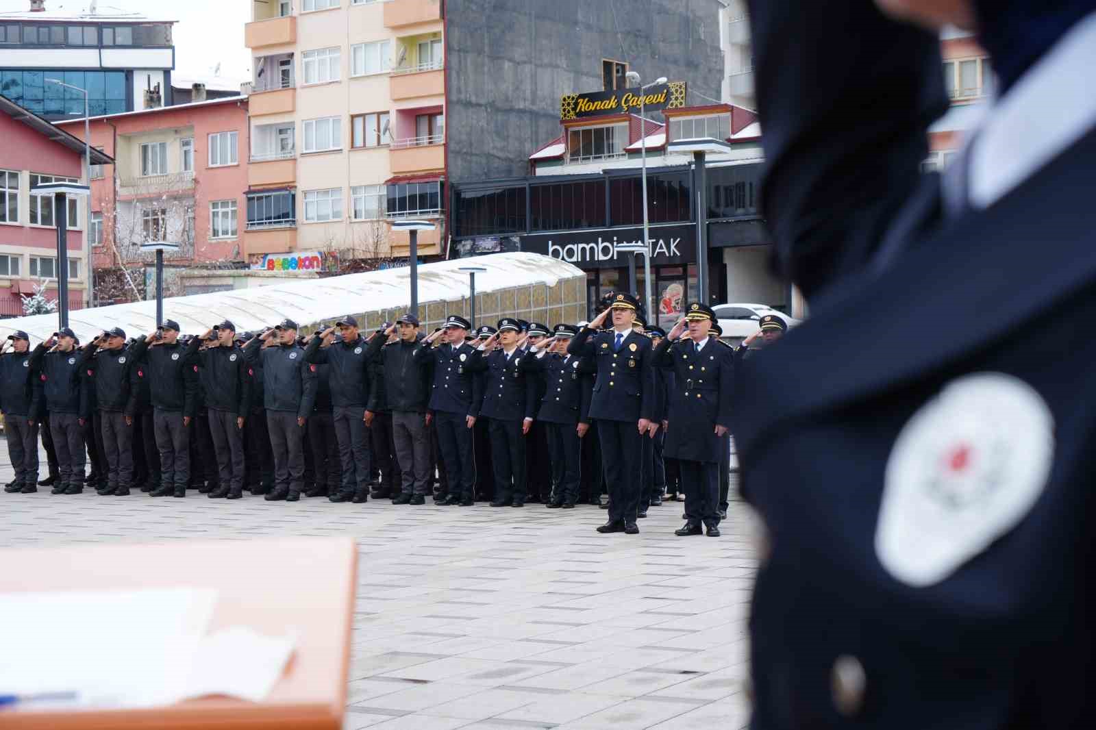Bayburt&rsquo;ta Polis Haftası t&ouml;renle kutlandı
