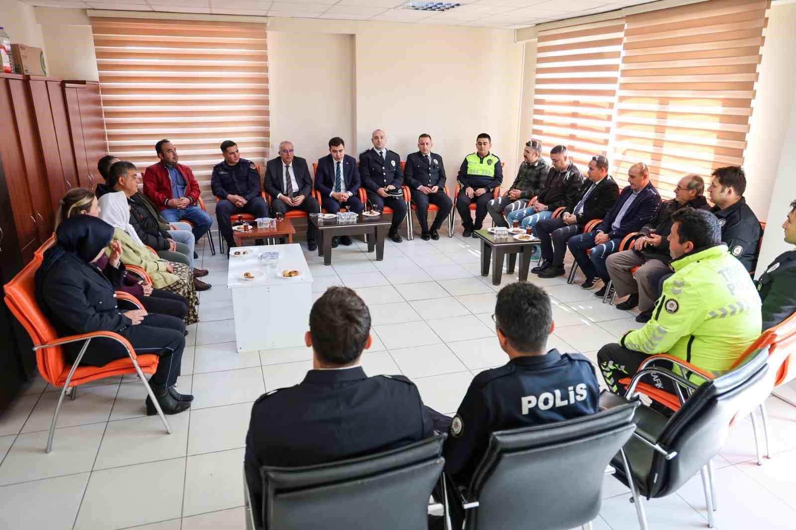 &Ccedil;ameli protokol&uuml;nden 10 Nisan&rsquo;da polislere anlamlı ziyaret
