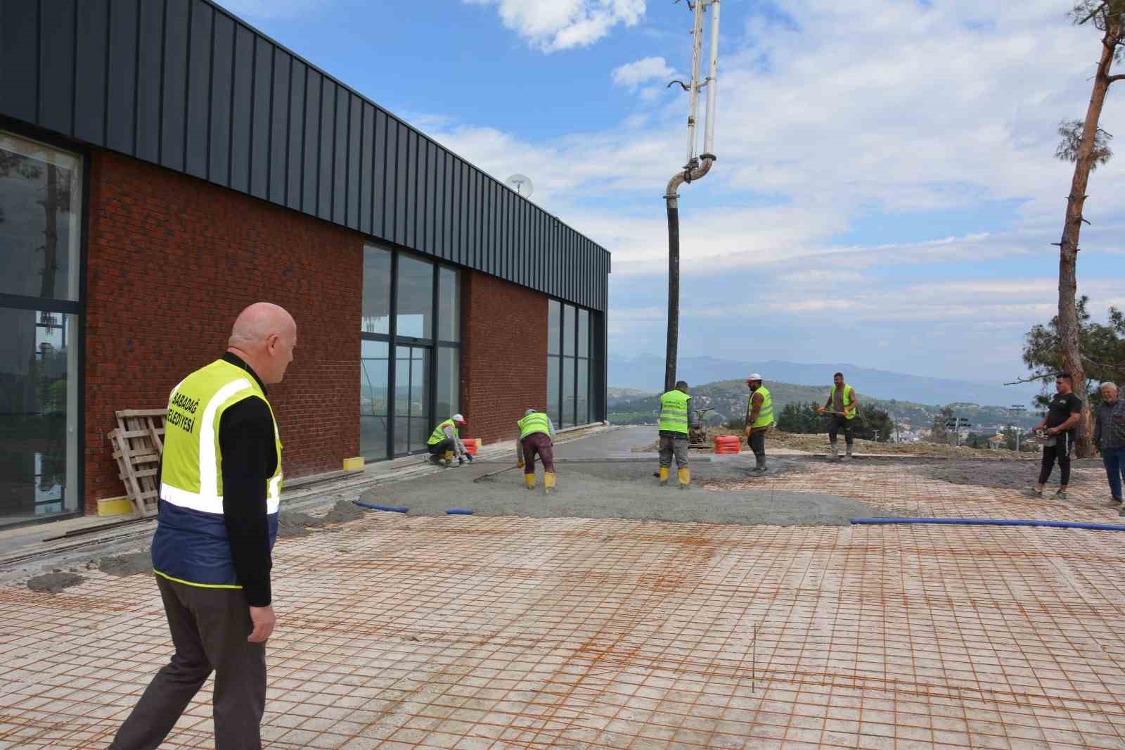 Başkan Kumral yeni sosyal tesis çalışmalarını yerinde inceledi