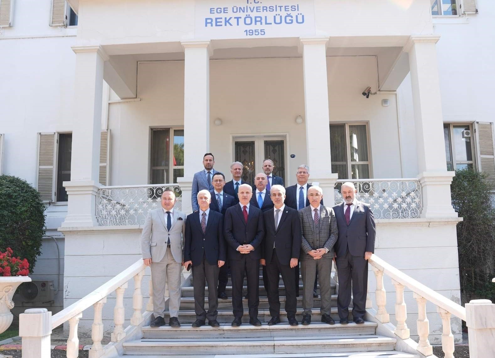 Y&Ouml;K Başkanı Prof. Dr. Erol &Ouml;zvar Ege &Uuml;niversitesini ziyaret etti
