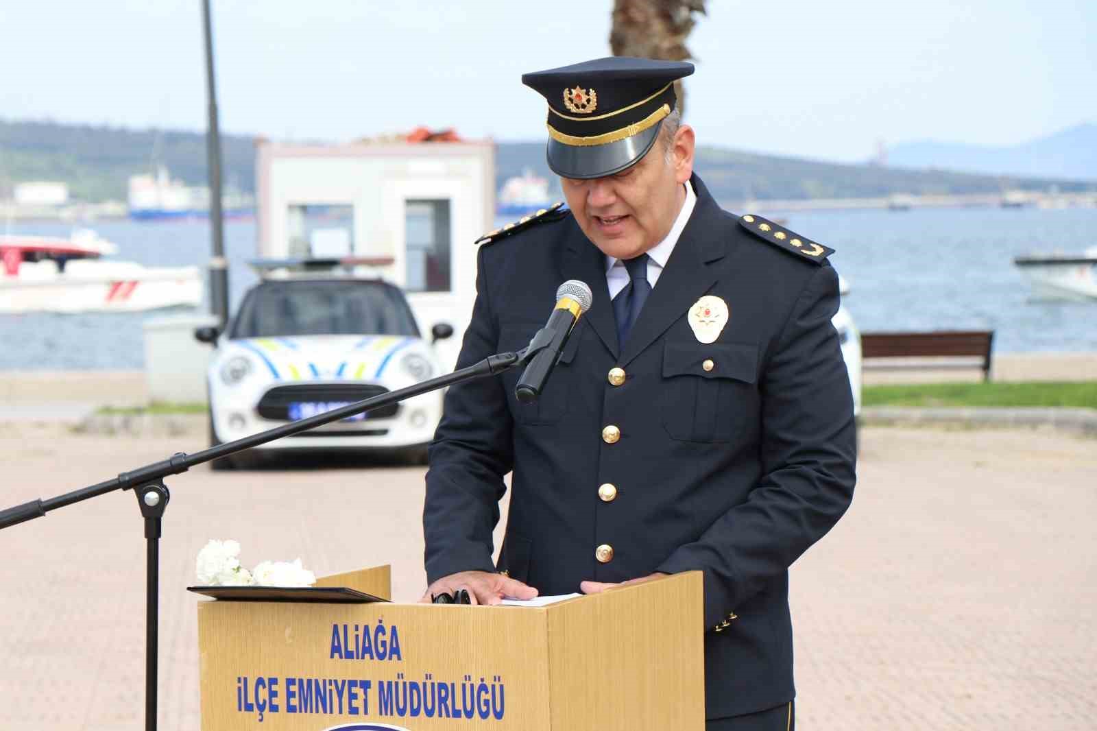 Aliağa&rsquo;da T&uuml;rk polis Teşkilatı&rsquo;nın 181. Yılı kutlandı
