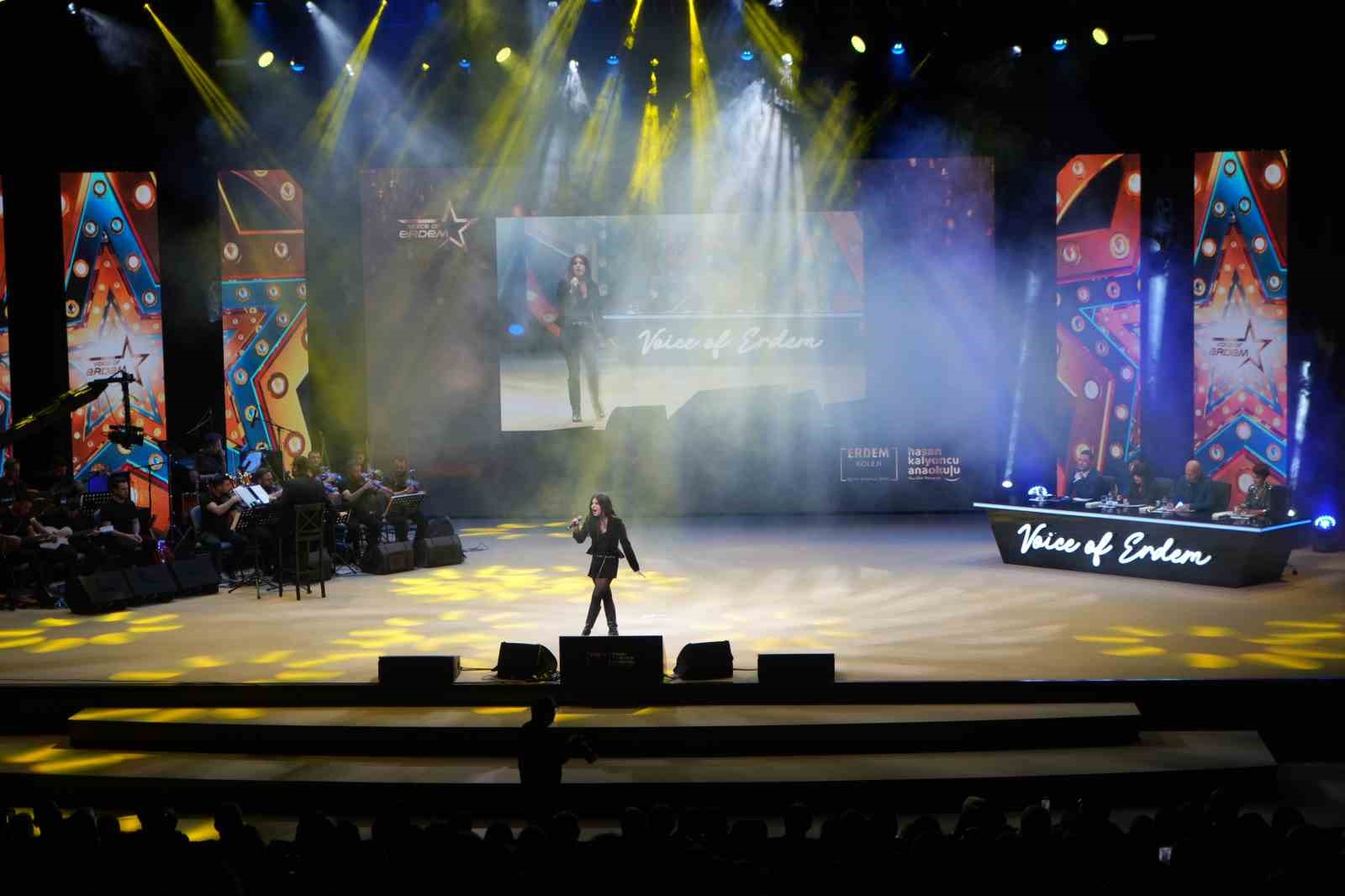 Voice of Erdem m&uuml;zik yarışması coşkuyla sona erdi
