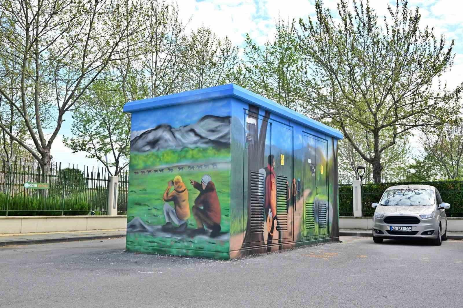 Manisa&rsquo;nın sokakları sanatla renkleniyor
