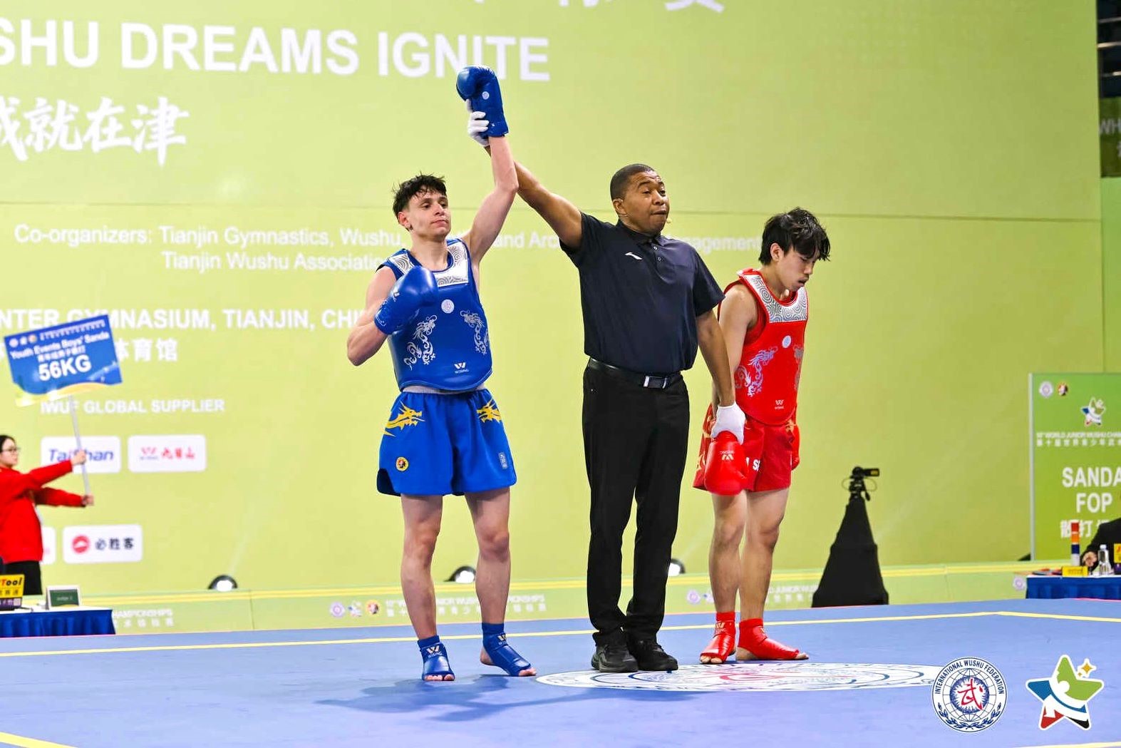 Sultangazili sporcu, Dünya Gençler Wushu Şampiyonası’nda dünya üçüncüsü oldu