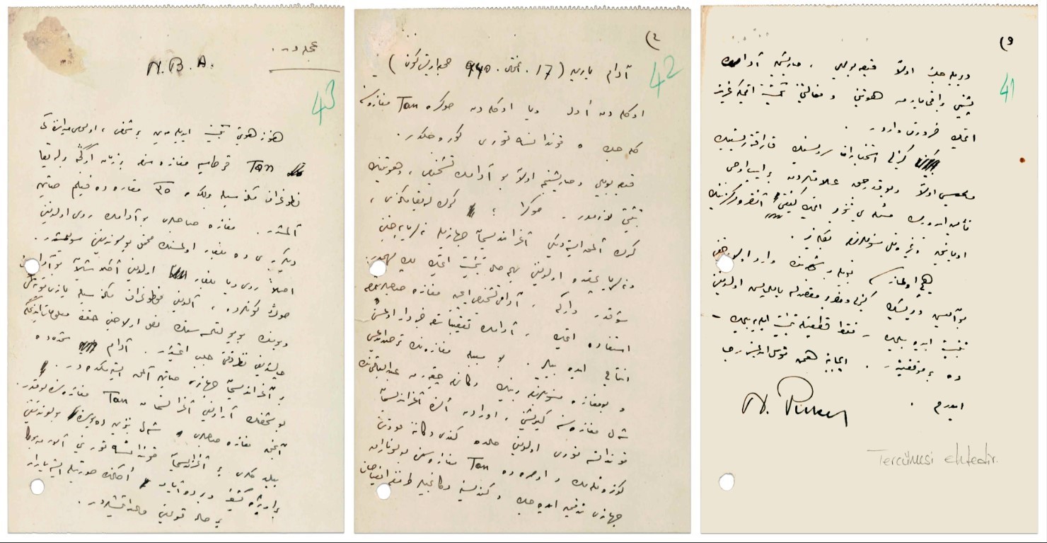 MİT&rsquo;ten 1940 tarihli "acele" ibareli ş&uuml;pheli takibi belgesi paylaşıldı

