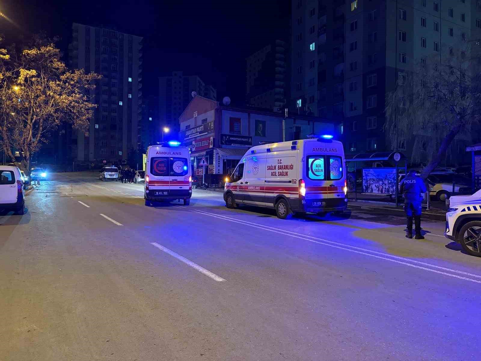 Kayseri’de iki grup arası bıçaklı kavga: 2 yaralı