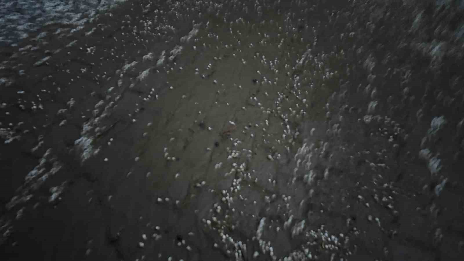 Beyt&uuml;şşebap&rsquo;ta dolu yağışı her yeri beyaza b&uuml;r&uuml;d&uuml;
