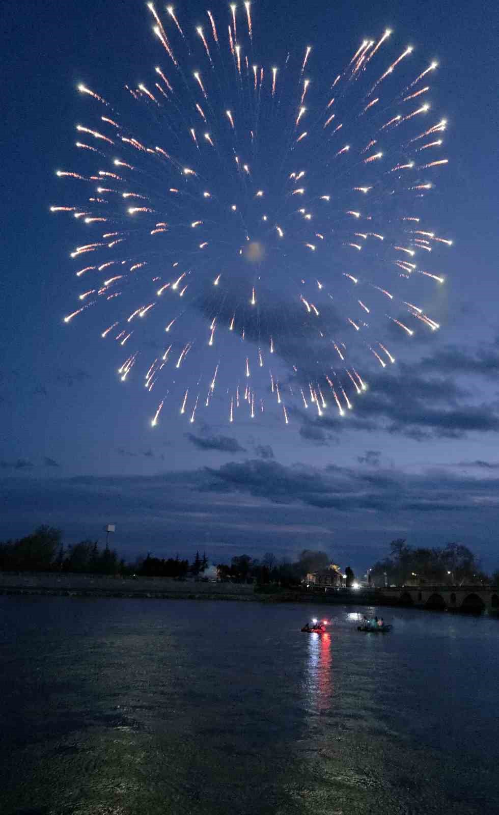 Meri&ccedil; Nehri&rsquo;nde nefes kesen polis g&ouml;sterisi
