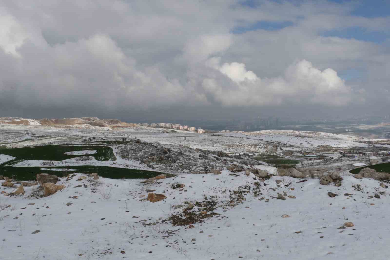 Ankara’da kar manzaraları dronla görüntülendi