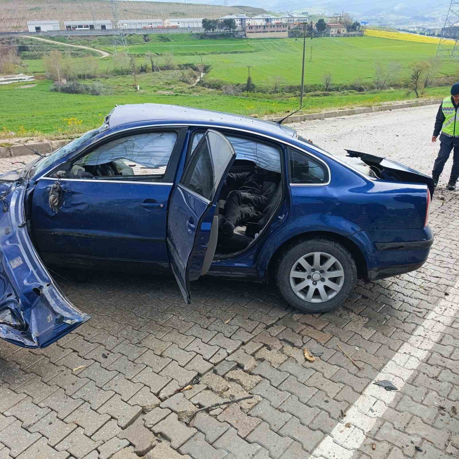 Kahramanmaraş&rsquo;ta trafik kazası: 1 yaralı

