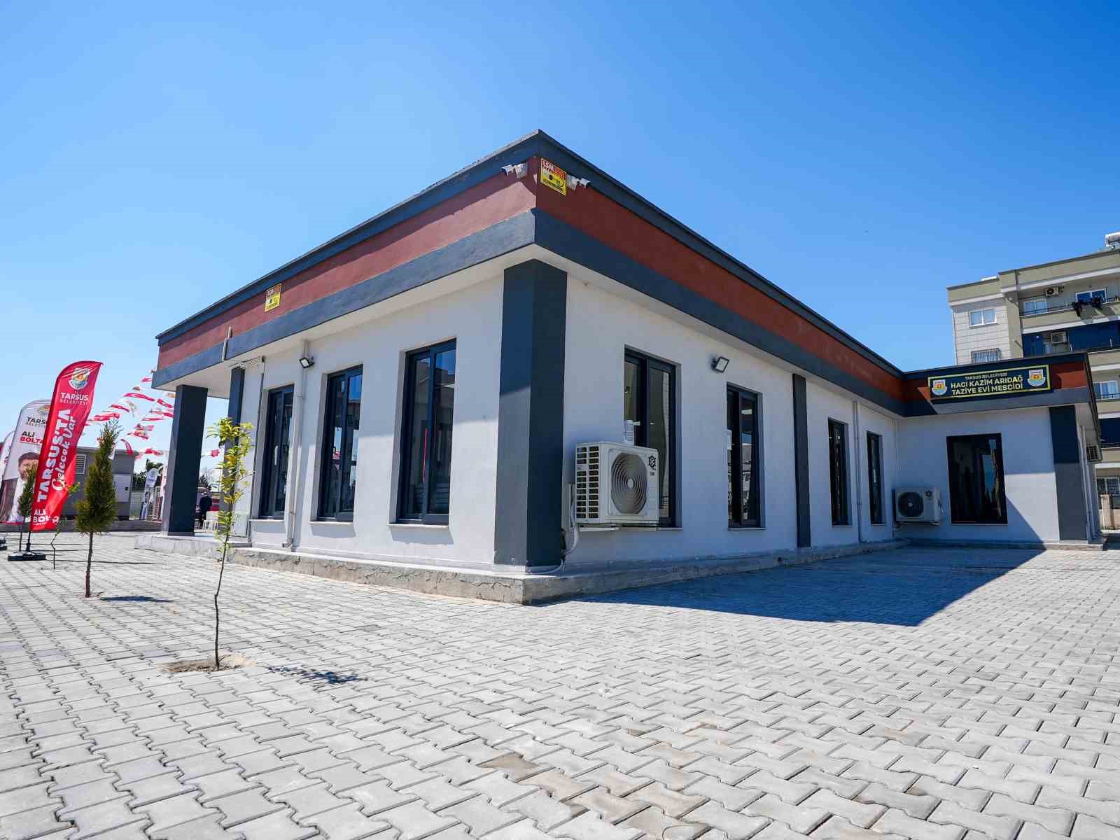 Tarsus&rsquo;ta &Ouml;ğretmenler Mahallesi&rsquo;ne yeni taziye evi kazandırıldı
