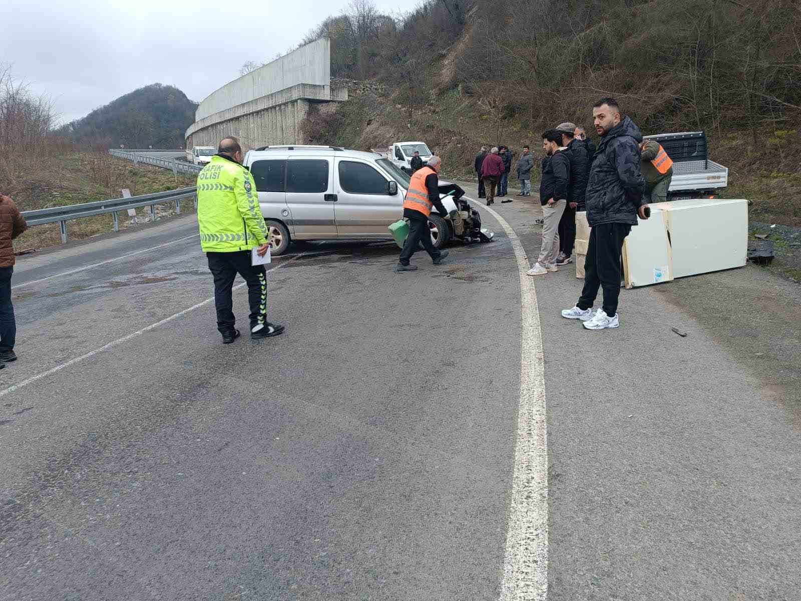 Ordu’da trafik kazası: 2 yaralı