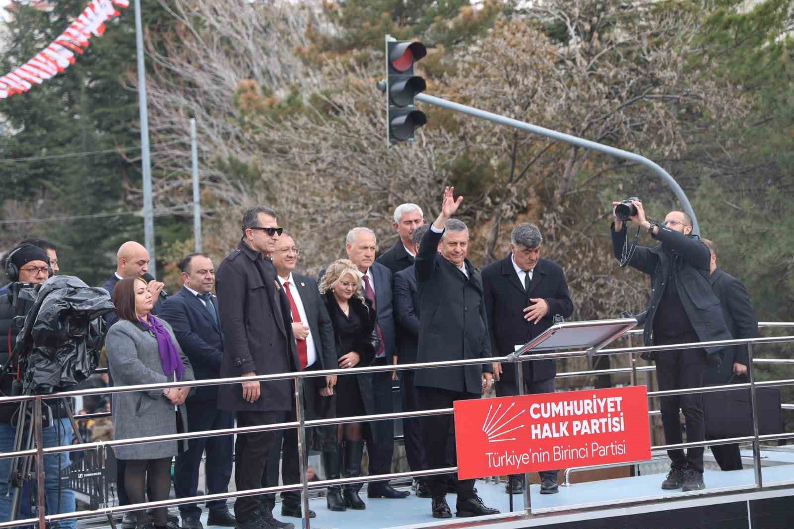 CHP Genel Başkanı Özel’den Nevşehir’de altyapı ve turizm vurgusu