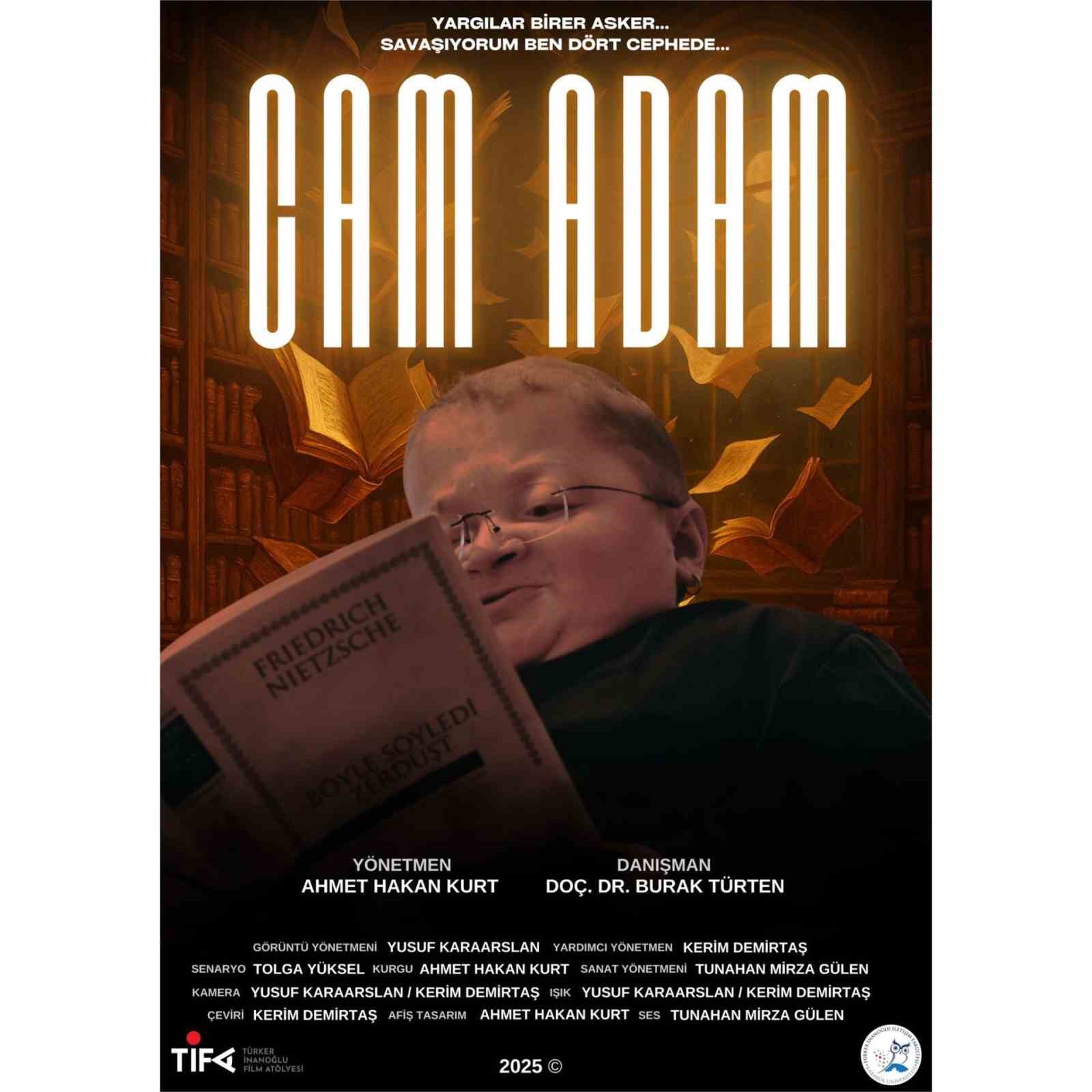 KBÜ’lü öğrenciler "Cam Adam" belgeseliyle çifte final elde etti