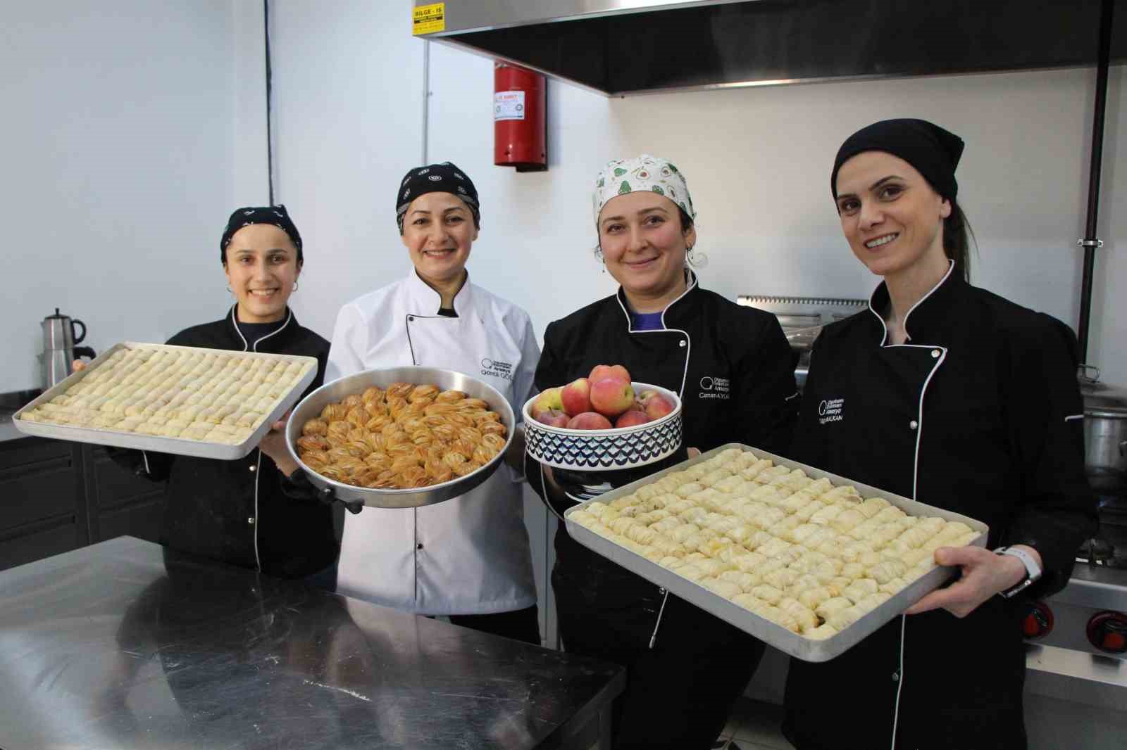 Misket elma tadında baklava