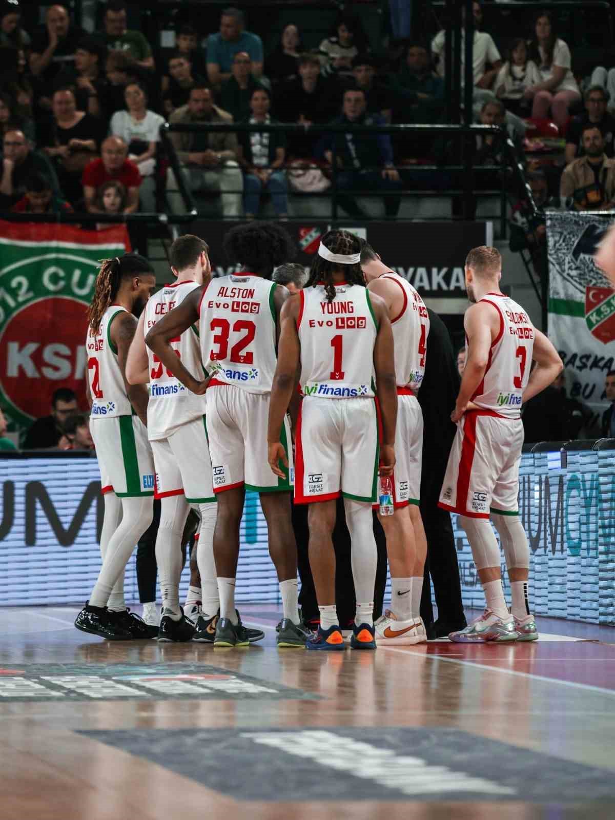 Karşıyaka Basketbol, ligde kalma iddiasını s&uuml;rd&uuml;rd&uuml;
