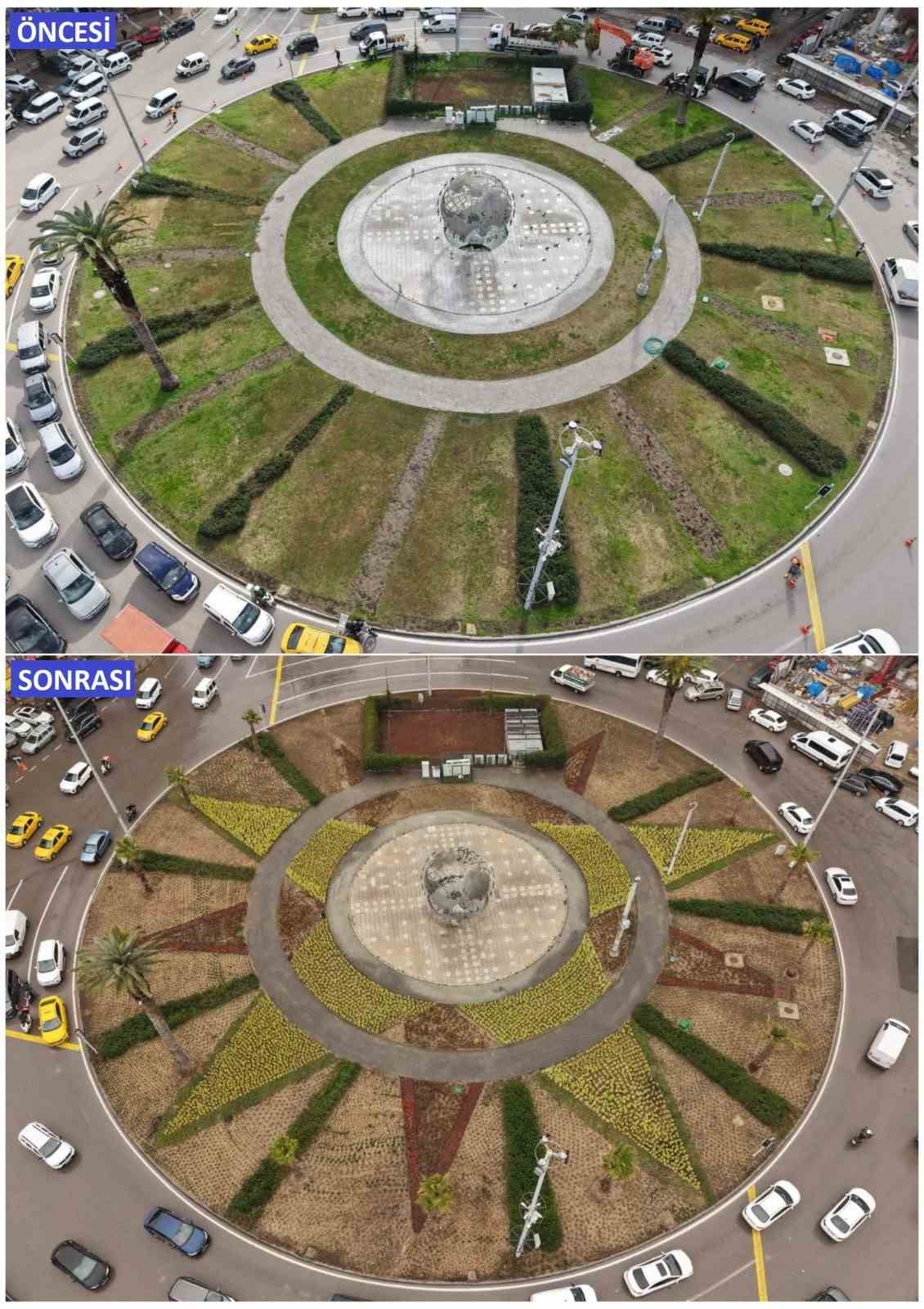 İzmir’in kalbi çiçek açtı