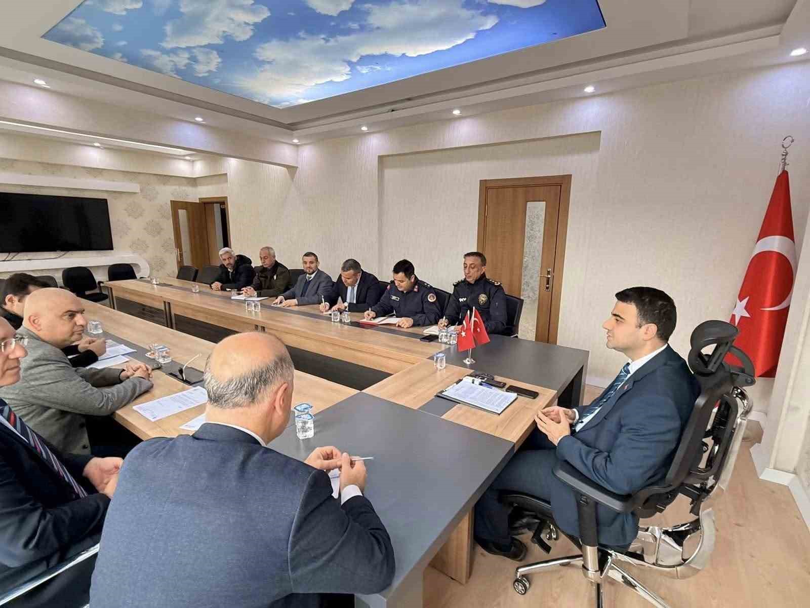 Orman Yangınlarıyla Mücadele Toplantısı gerçekleştirildi