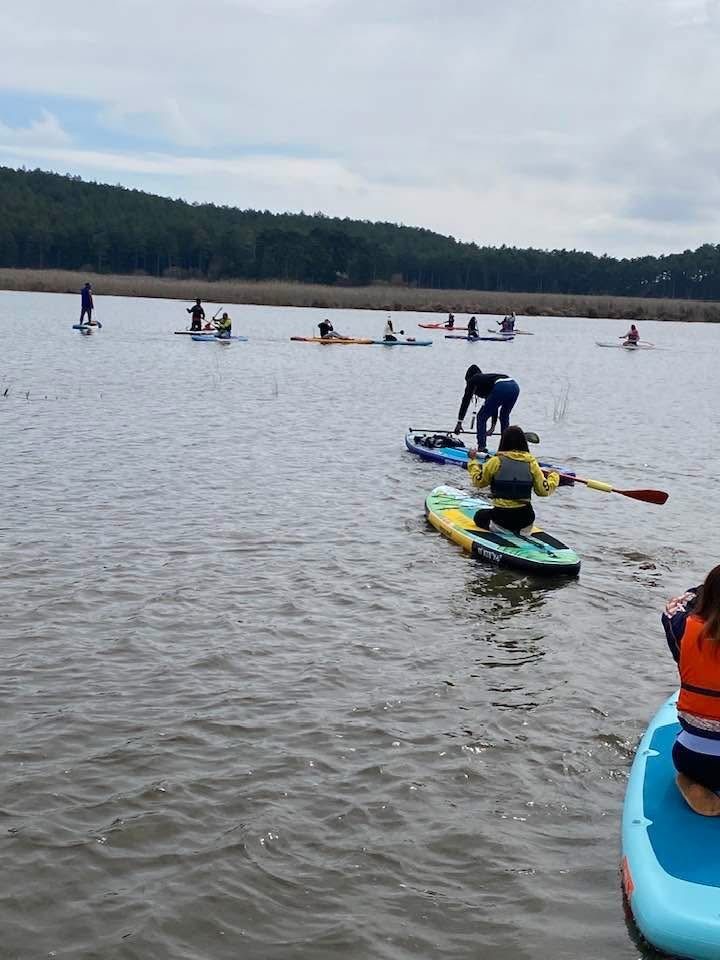 Yayla gölü, kana sporcularını ağırladı
