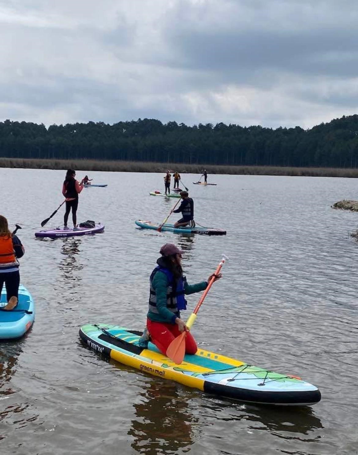Yayla gölü, kana sporcularını ağırladı