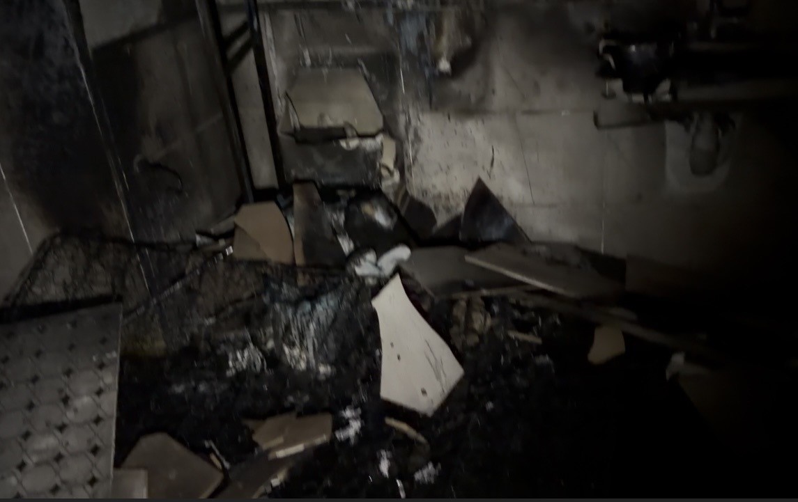 Osmaniye&rsquo;de apartman dairesinde yangın
