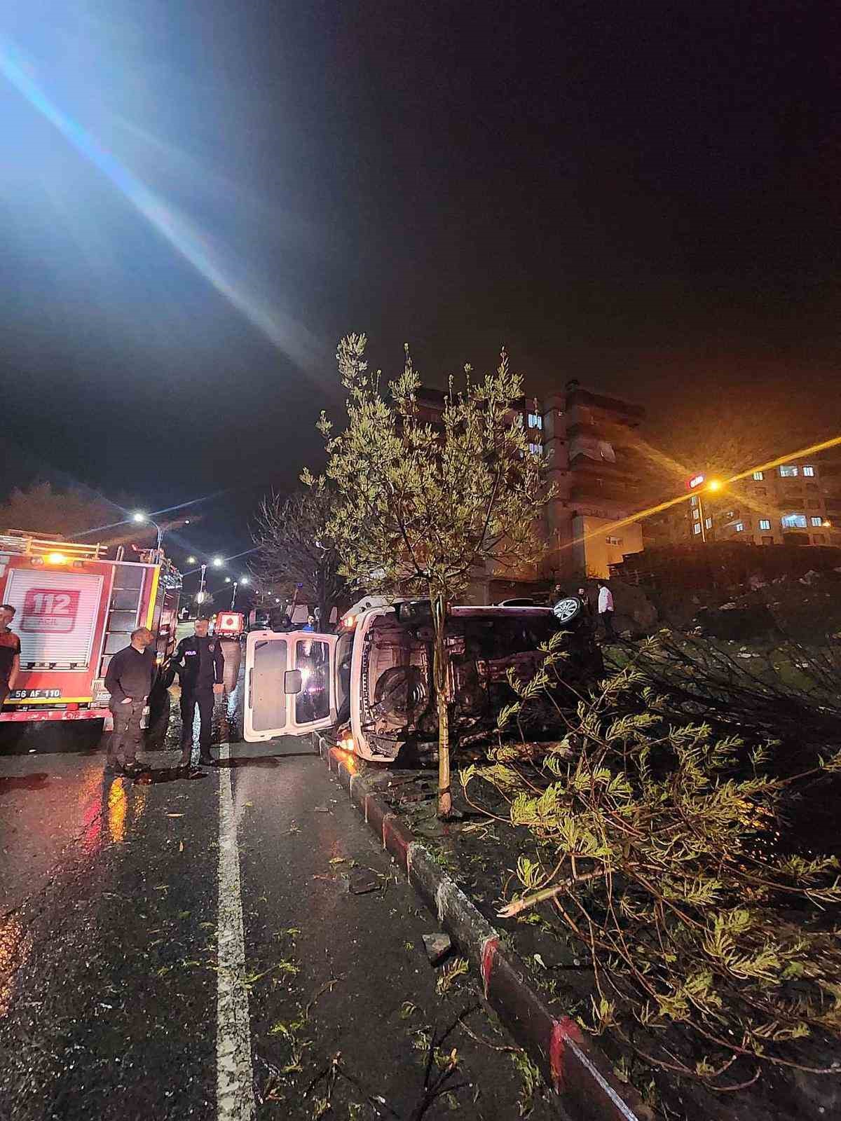 Siirt&rsquo;te trafik kazası: 3 yaralı
