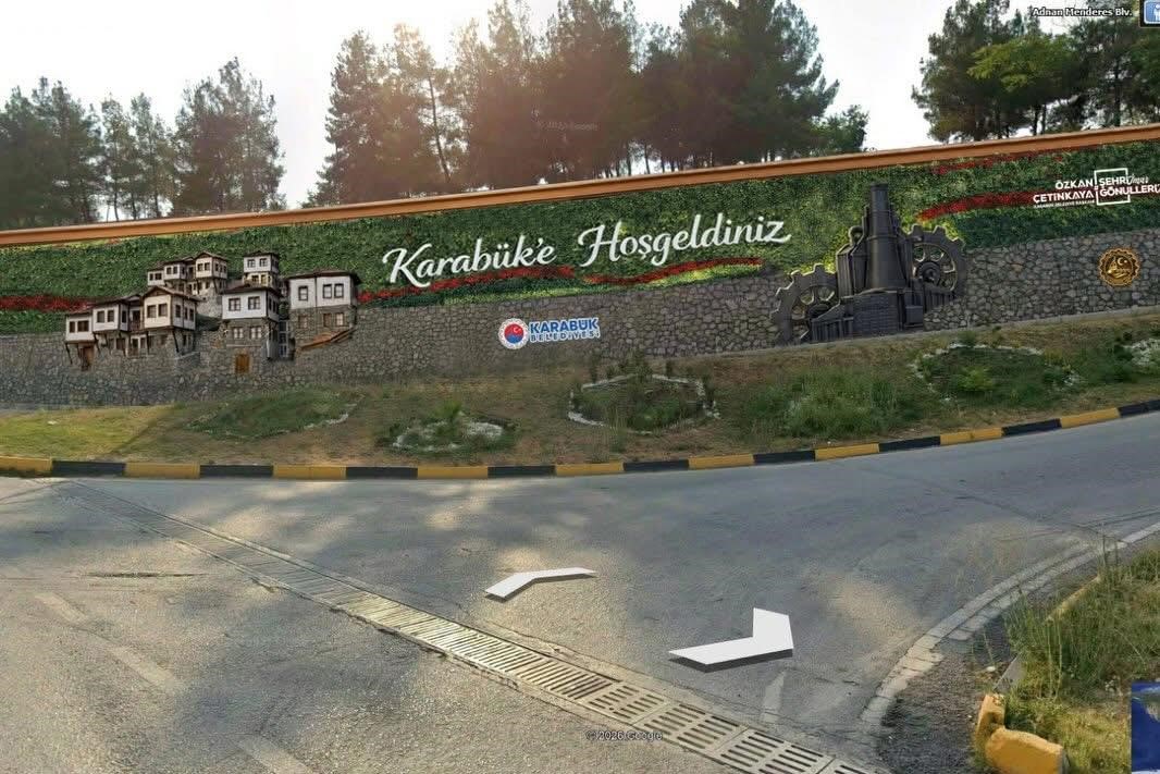 Şehir girişlerine estetik g&ouml;r&uuml;n&uuml;m kazandırılıyor
