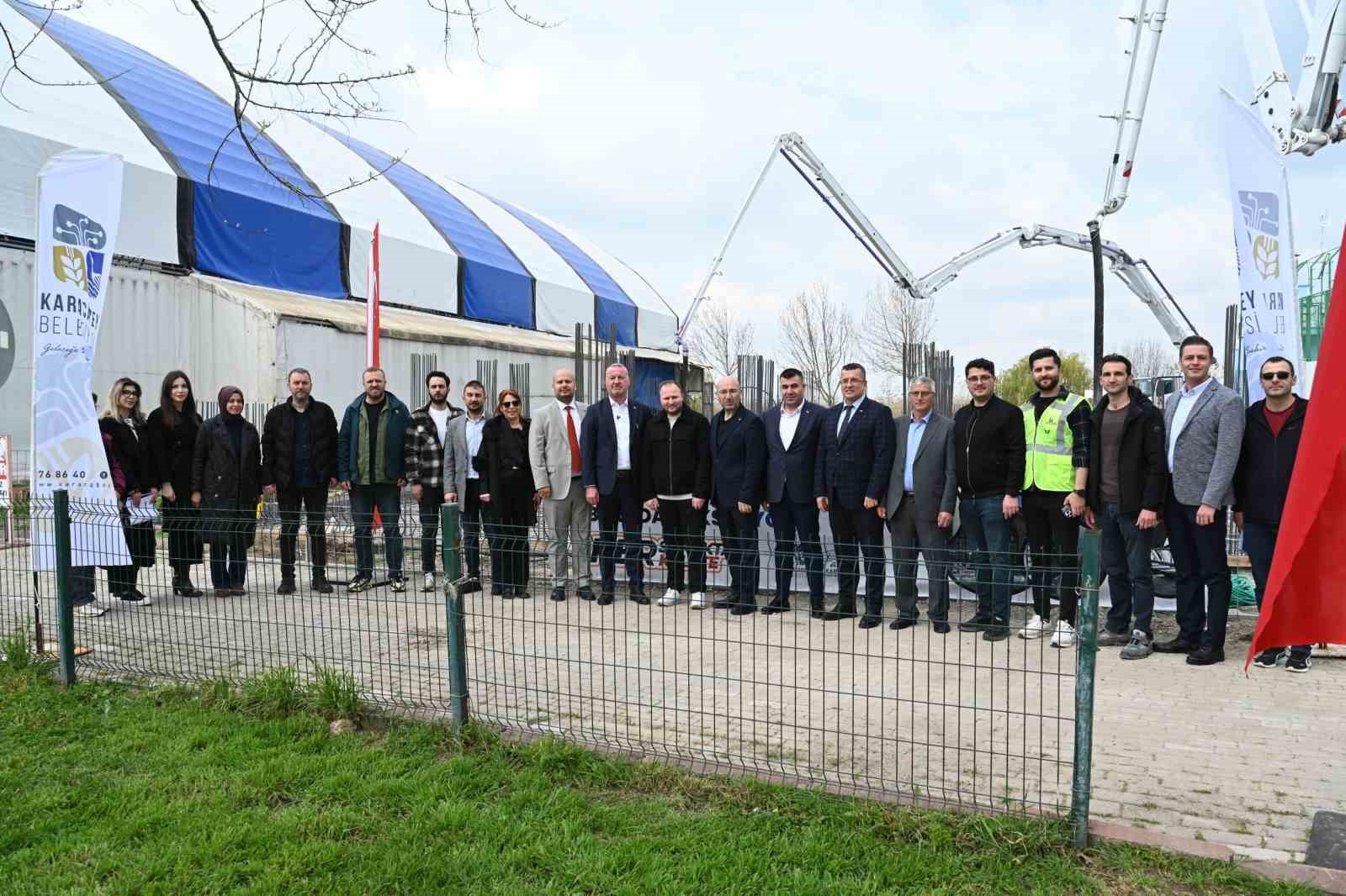 Karacabey&rsquo;de hamam ve sauna kompleksinin temelleri atıldı
