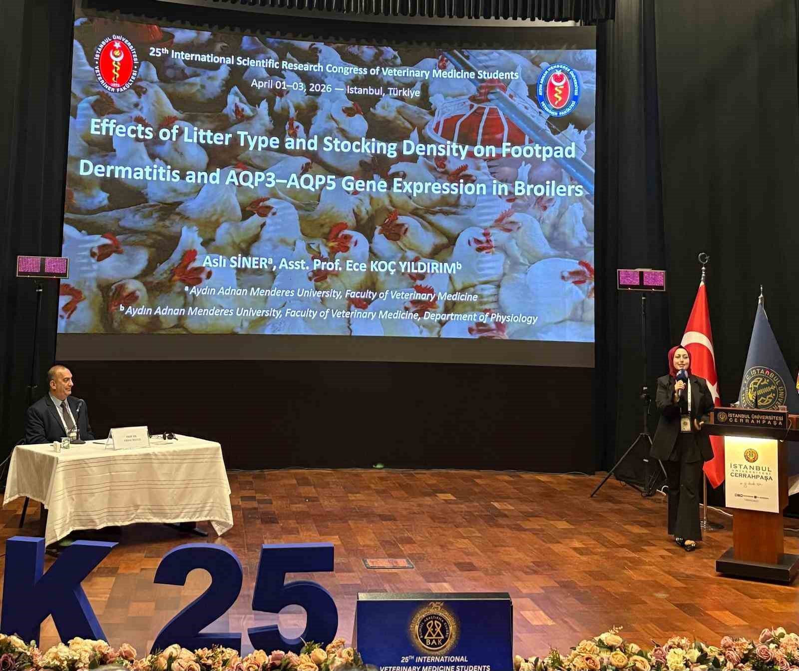 Adnan Menderes &Uuml;niversitesi &ouml;ğrencisi kongrede birinci oldu
