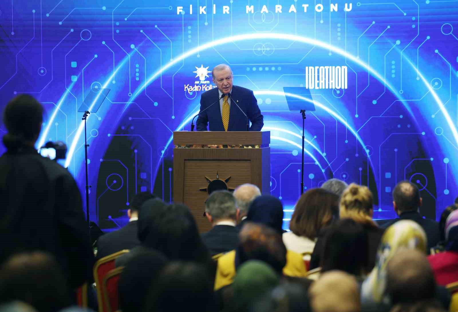 Cumhurbaşkanı Erdoğan, Bağımlılığa Karşı Aileyi Güçlendiren Politikalar konulu Ideathon Yarışması’nın final programına katıldı