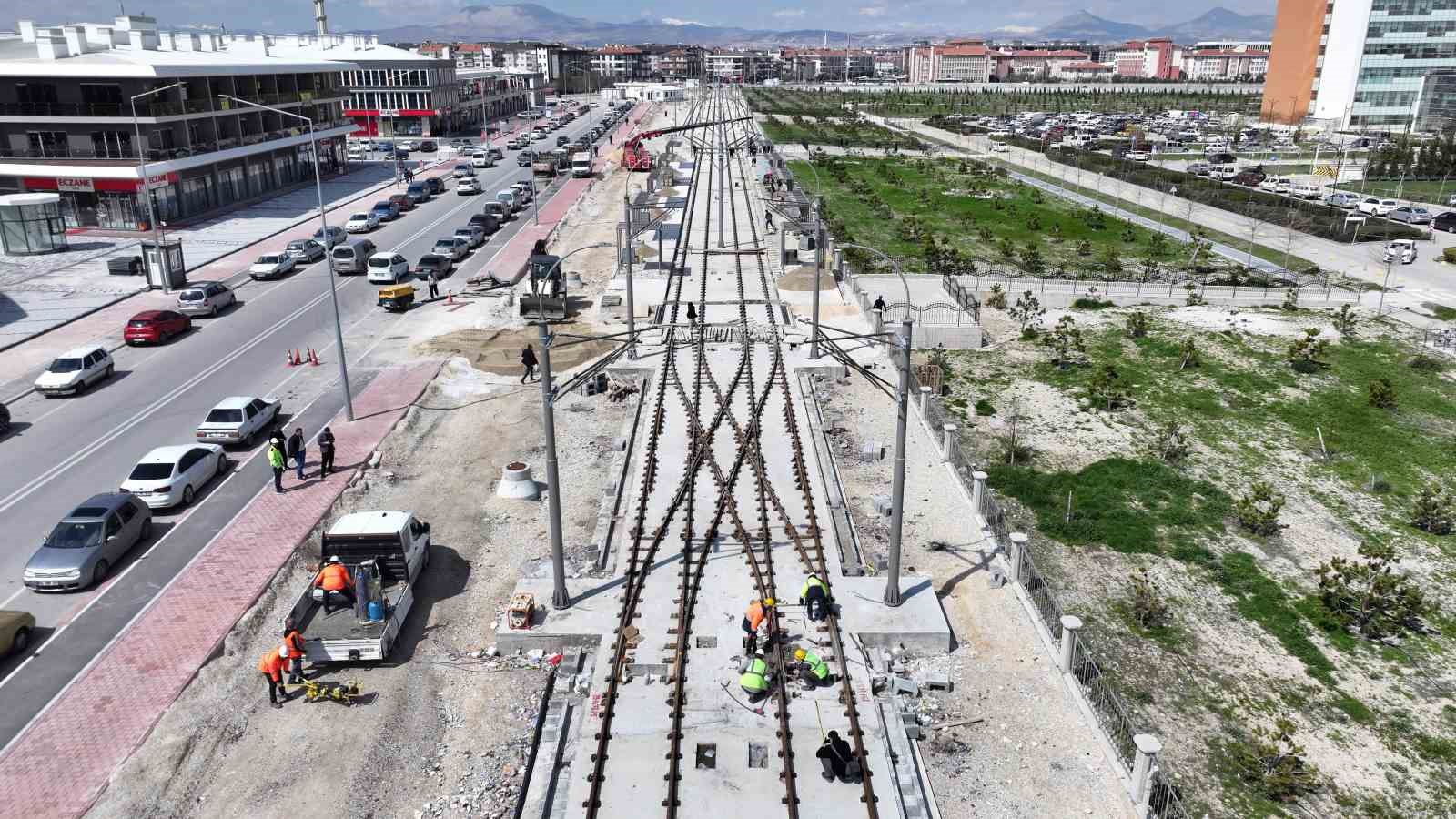 Başkan Altay: "Stadyum-Şehir Hastanesi Tramvay Hattı’nda yoğun mesai sürüyor"