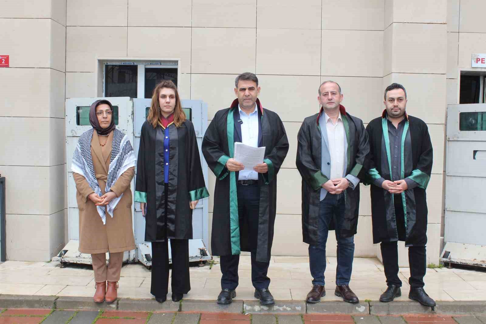Siirt&rsquo;te avukatlardan İsrail&rsquo;e tepki
