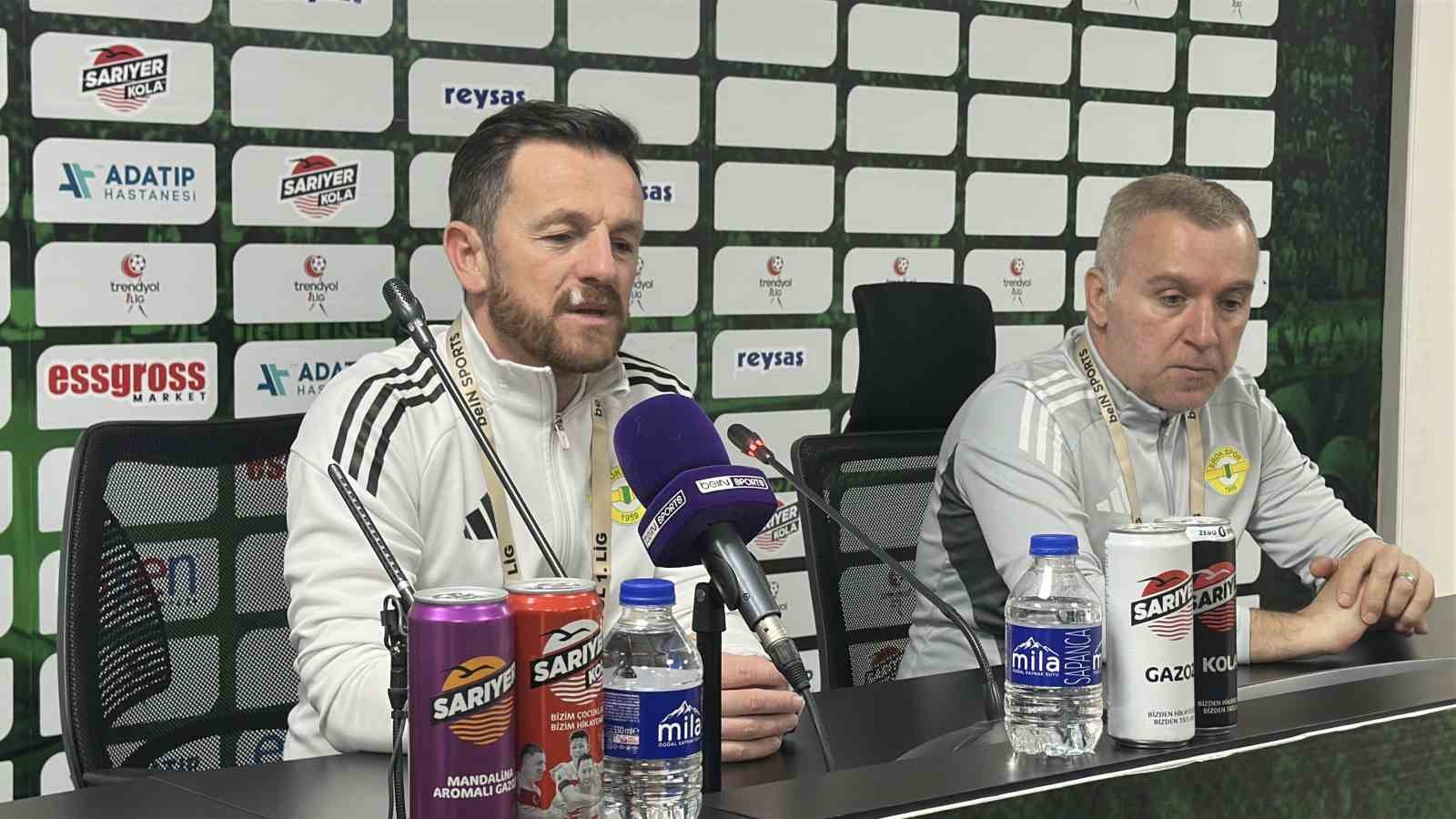 Sakaryaspor - Esenler Erokspor maçının ardından