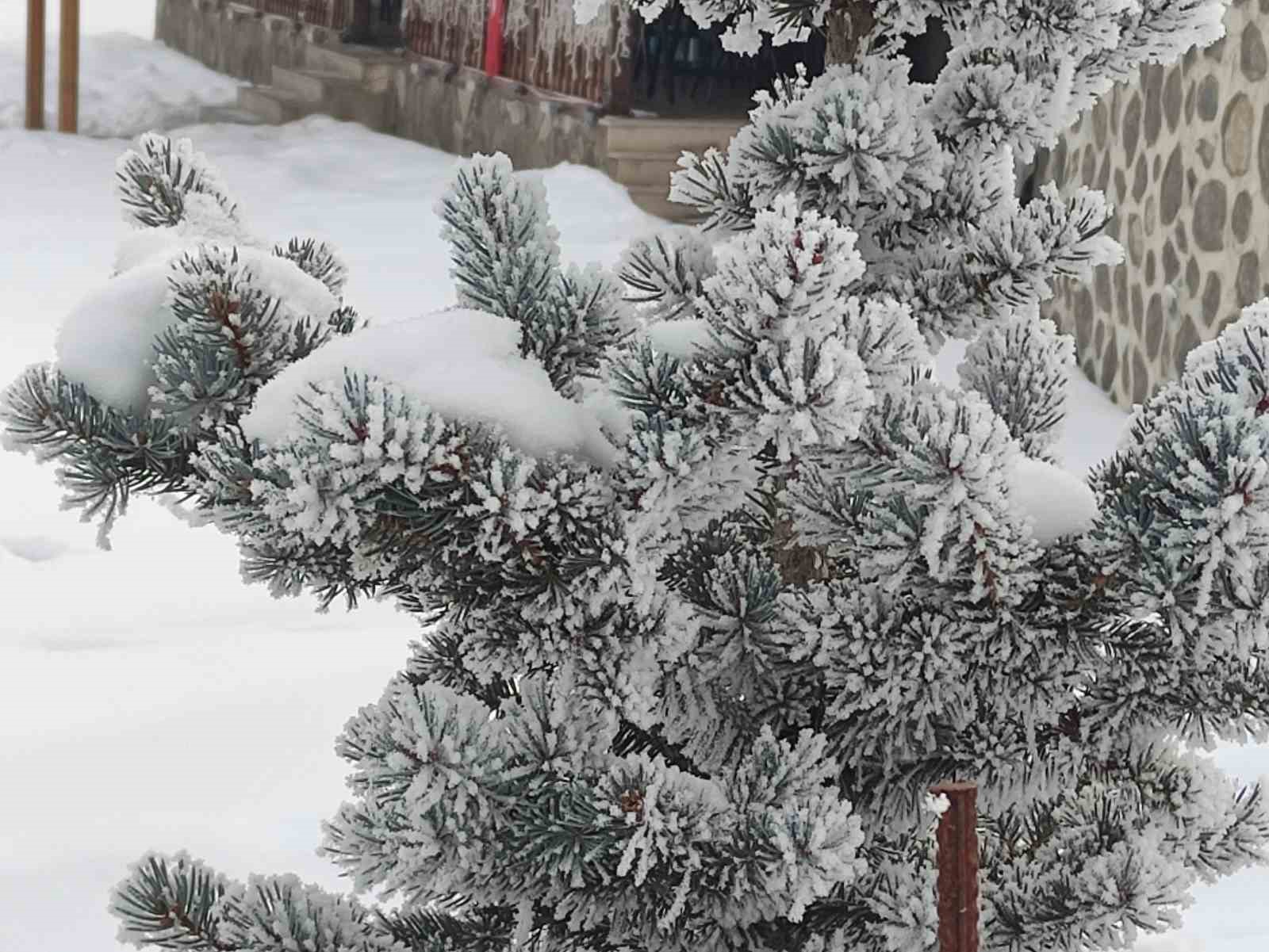 Ardahan&rsquo;da kar sonrası dondurucu soğuklar etkili oldu

