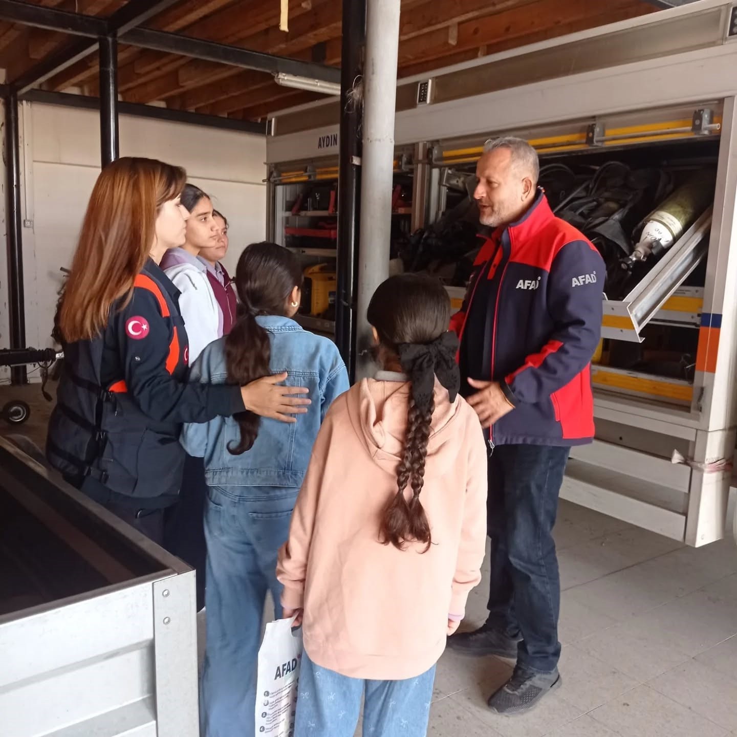 Aydın&rsquo;da &ouml;ğrencilere afet farkındalığı eğitimi
